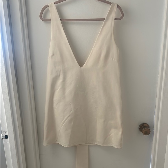 STAUD Dresses & Skirts - STAUD white bow dress